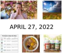 April 27, 2022 Newsletter